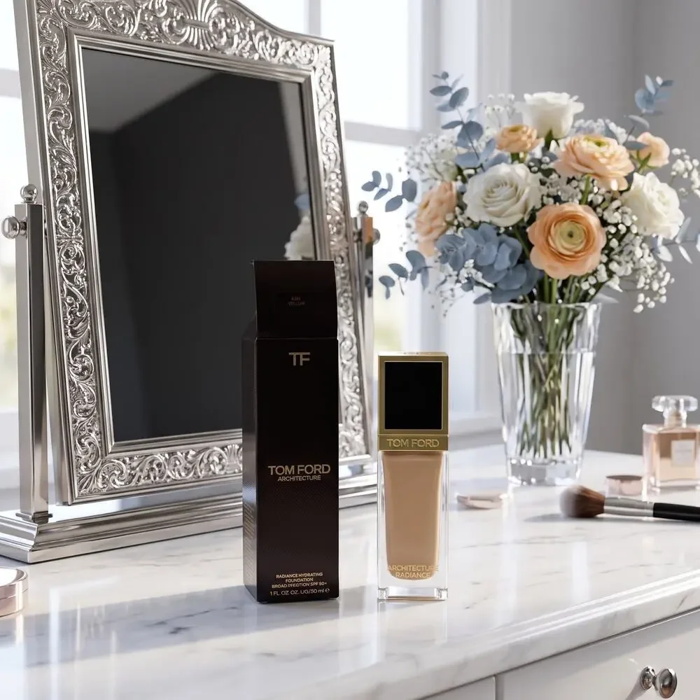 Tom Ford Architecture Radiance Foundation SPF 50+ 8.5N Vellum 1 oz NIB